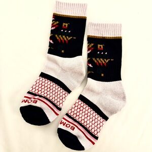 Bombas Youth Snowflake Calf Socks 2-pack
